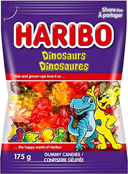 Haribo Dinosaurs 142g