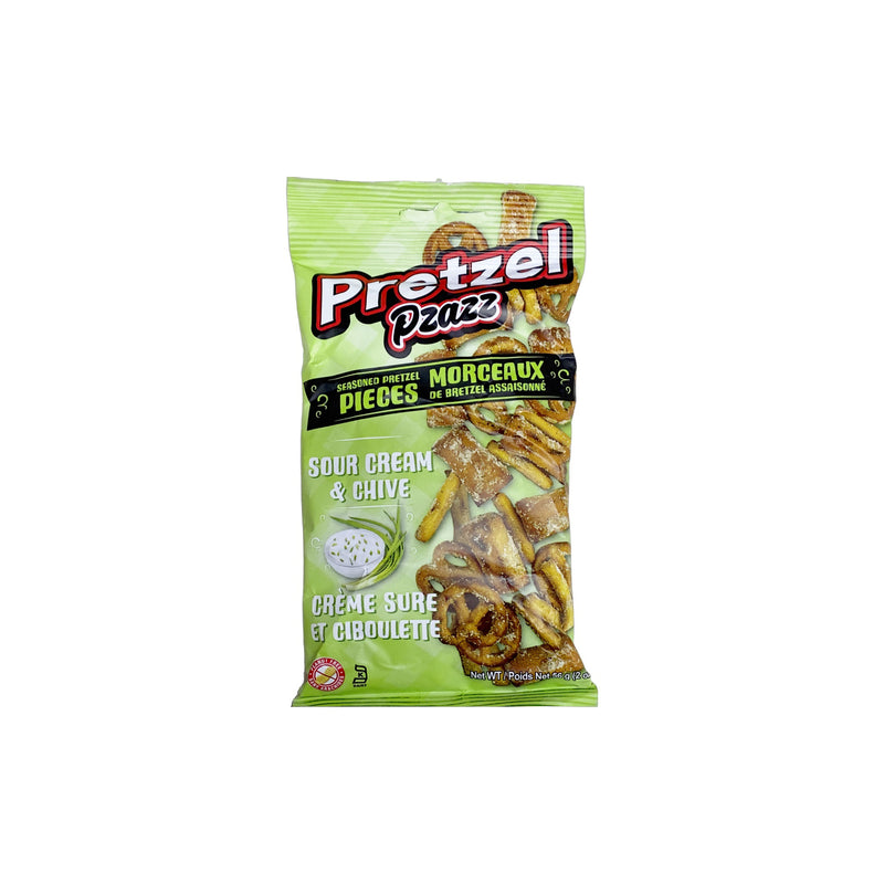 Pretzel Pzazz Sour Cream & Chive 56g