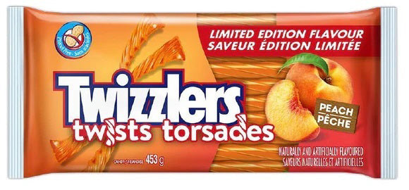 Twizzlers Twists Peach 453g