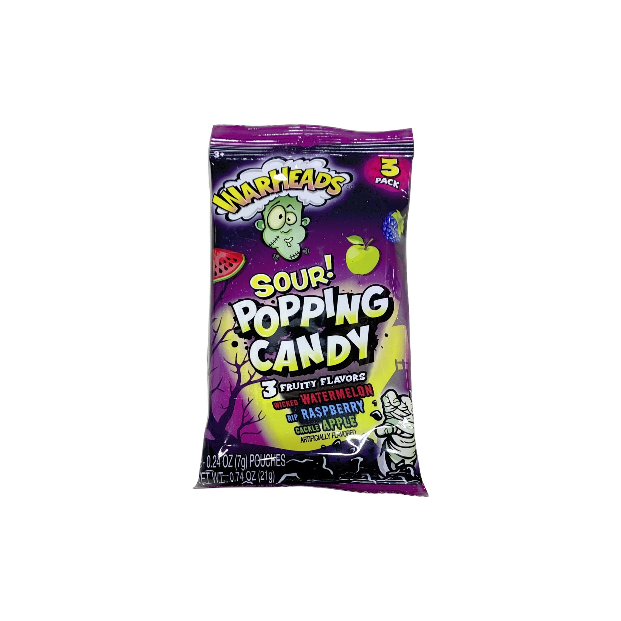 Warheads Halloween Popping Candy 3pack