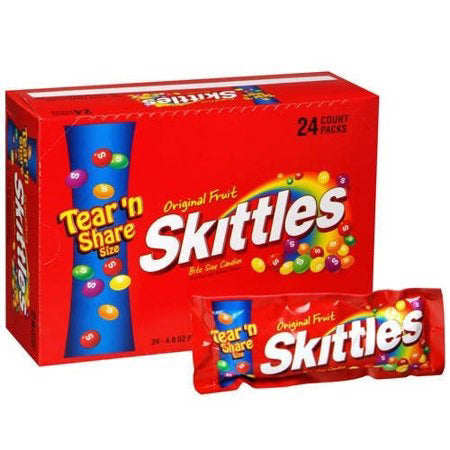 Skittles Tear N' Share 92g Each