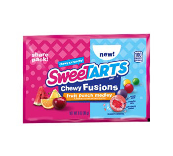 Sweetart Chewy Fusions Fruit Punch 85g