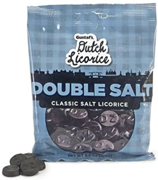 Gustafs Dutch Black Licorice Double Salt 150g