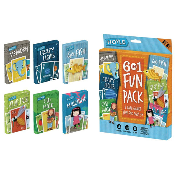 Hoyle 6 In 1 Card Game Pack