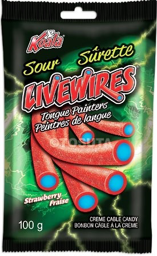 Livewires Sour Strawberry 100g