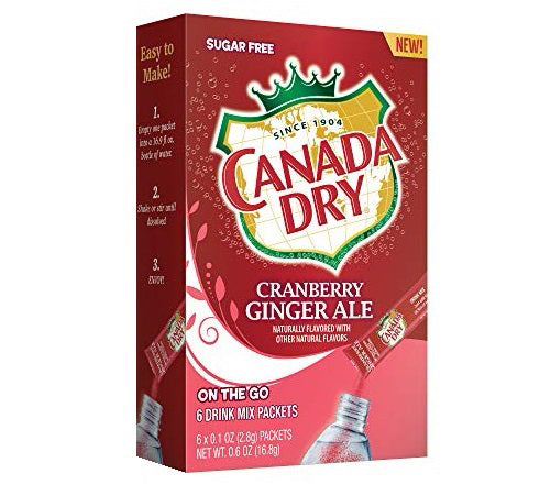 Canada Dry Cranberry Ginger Ale Single To Go