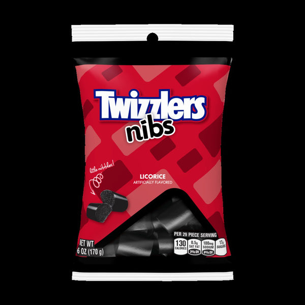 Twizzlers Black Licorice Nibs 170g
