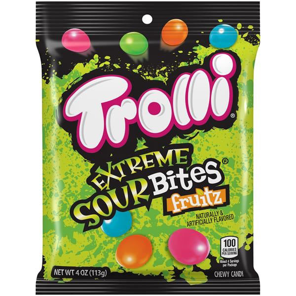 Trolli Extreme Sour Bites Fruitz 113g