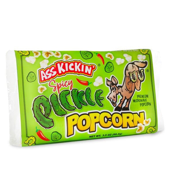Ass Kickin Spicy Pickle popcorn
