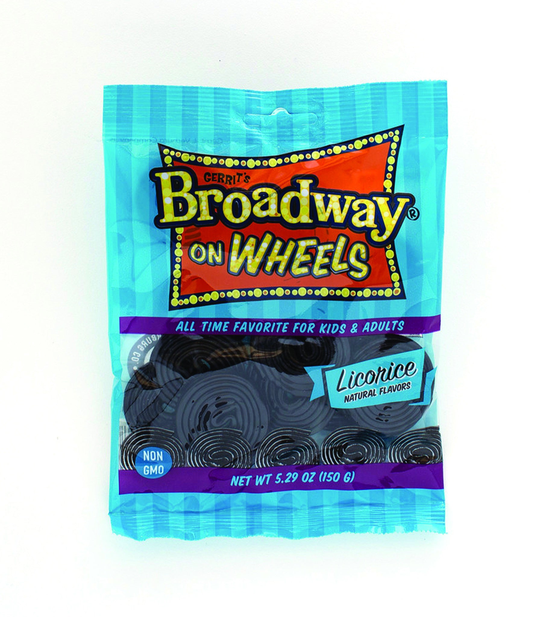 Broadway On Wheels Black Licorice 150g