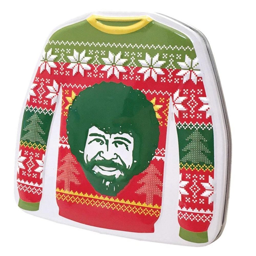 Merry Bob Ross Sweater Tins