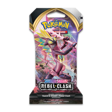 Sleeved Pokemon Rebel Clash Booster pack