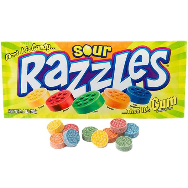 Razzles Sour Gum