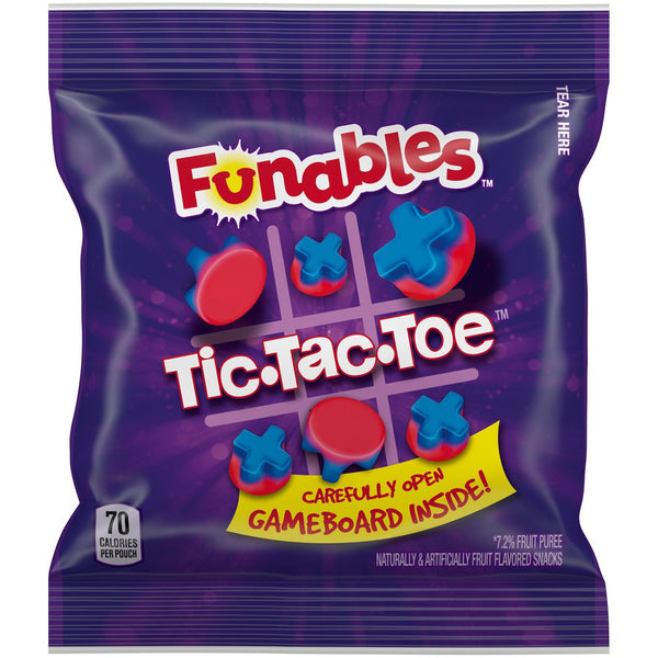 Funable Tic Tac Toe Fruit Snack 106g Best By 06/14/23