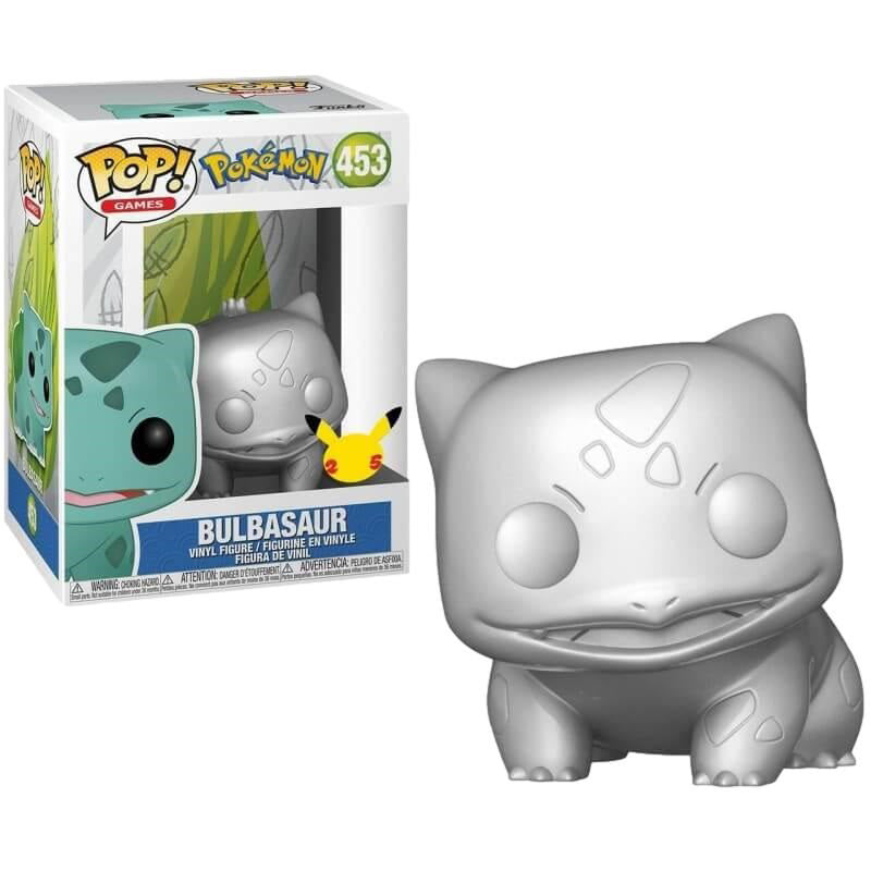 POP! Games Pokemon - Bulbasaur (Silver Metallic)