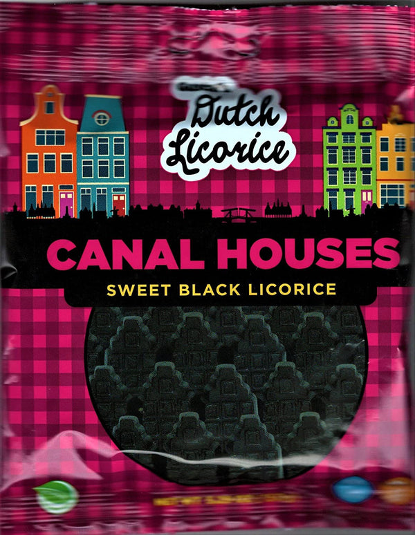 Gustaf's Canal Houses Black Licorice 150g