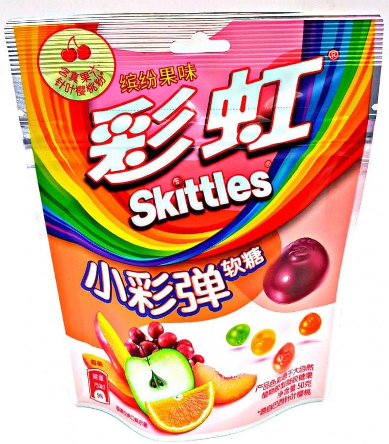 Exotic Asian Skittles Fruit Gummie Rainbow 50g