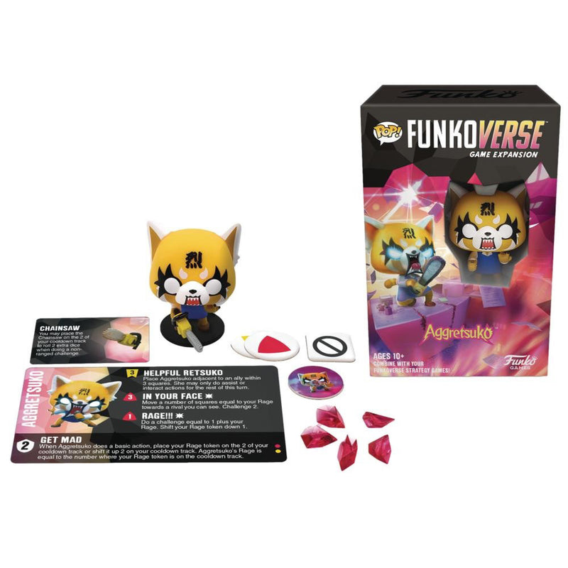 Funkoverse Game Expansion - Aggretsuko 100 (Not A Stand Alone Game)