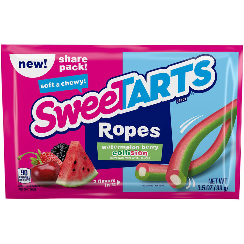 Sweetarts Rope Bites Watermelon Berry Collision Share Size 99g