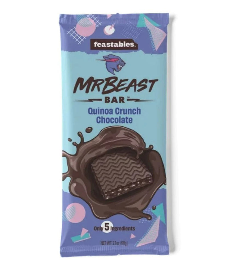Mr Beast Quinoa Crunch Chocolate Bar (LIMIT of 2)