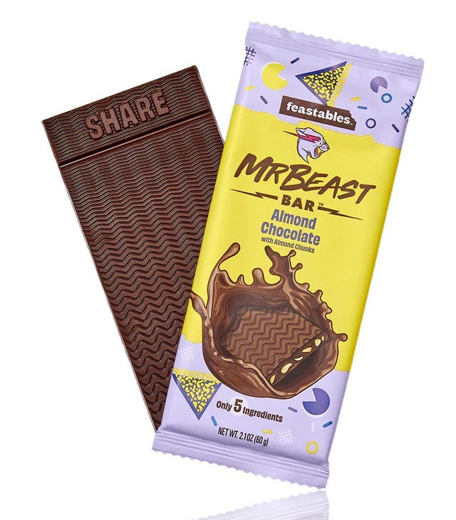Mr Beast Almond Chocolate Bar (LIMIT OF 2)