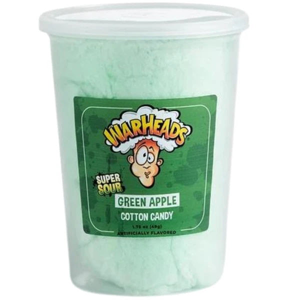 Warheads Cotton Candy Green Apple 49g