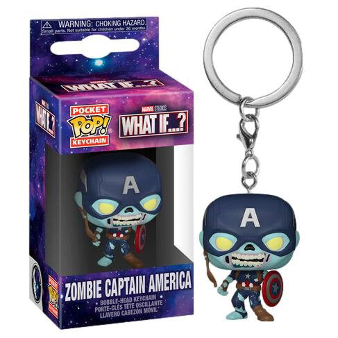 POP! Keychain Marvel What If ..? - Zombie Captain America