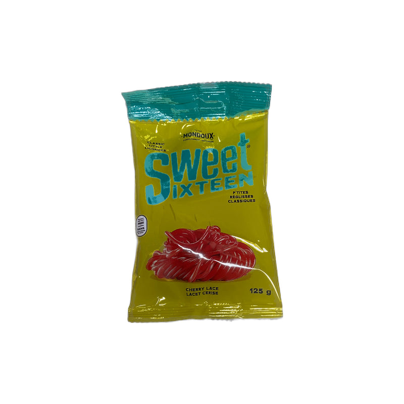 Sweet Sixteen Cherry Laces 125g
